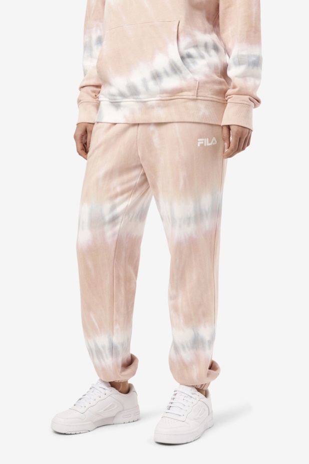 Fila Raleigh Kravata Dye Jogger Gardénie/bílá/belgický Blok