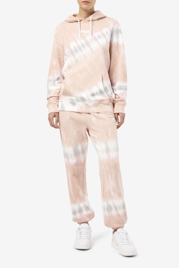 Fila Raleigh Kravata Dye Jogger Gardénie/bílá/belgický Blok