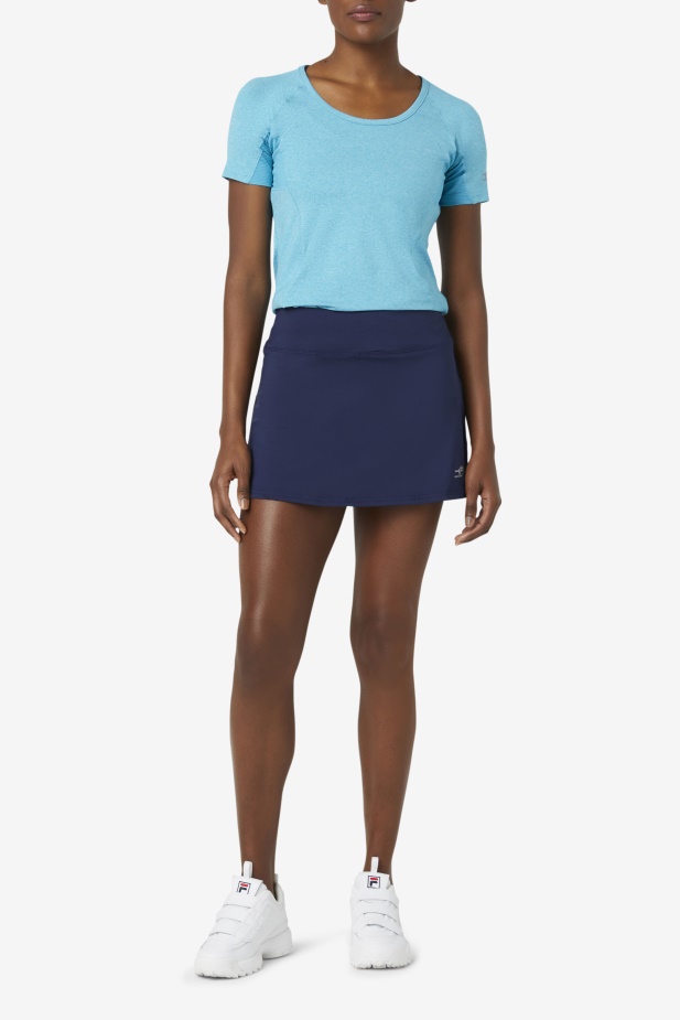 Okurka Poskakovat Skort Navy Fila