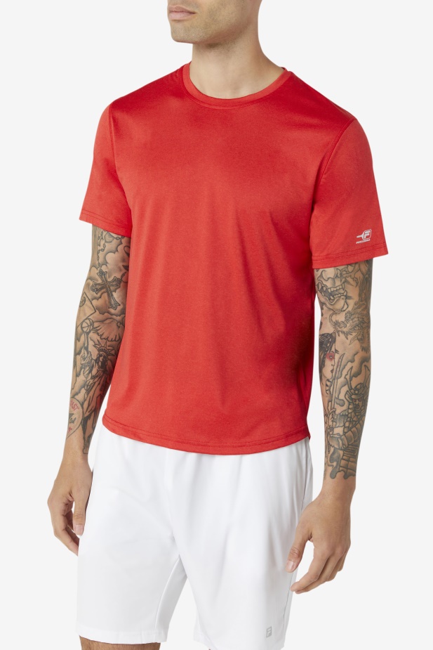 Fila červená Pikleball Hřebenatka Lem Crew