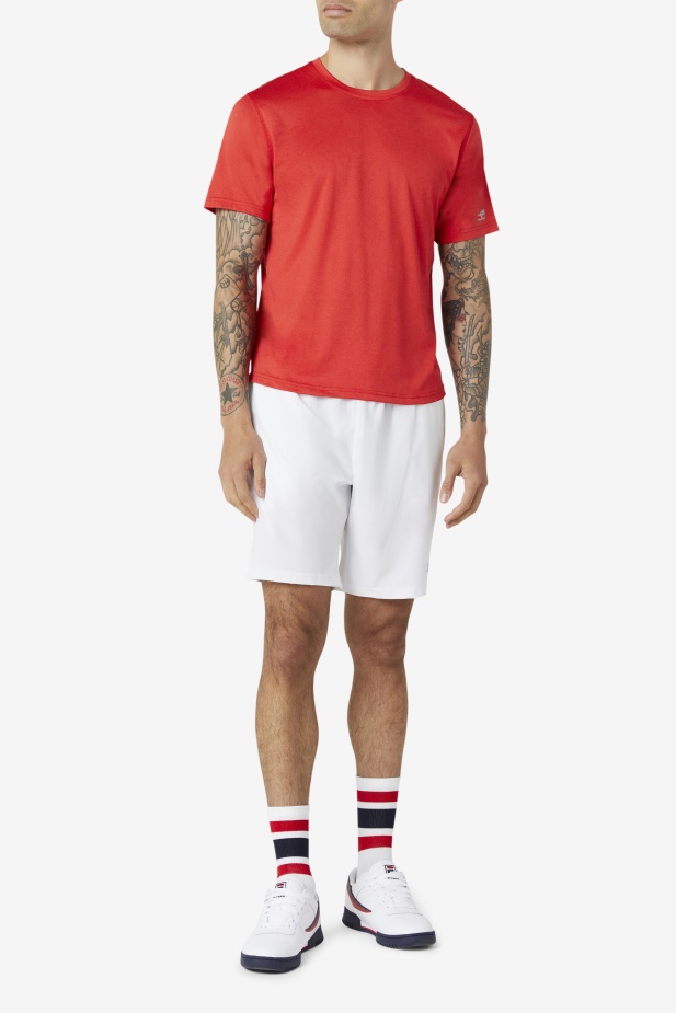 Fila červená Pikleball Hřebenatka Lem Crew
