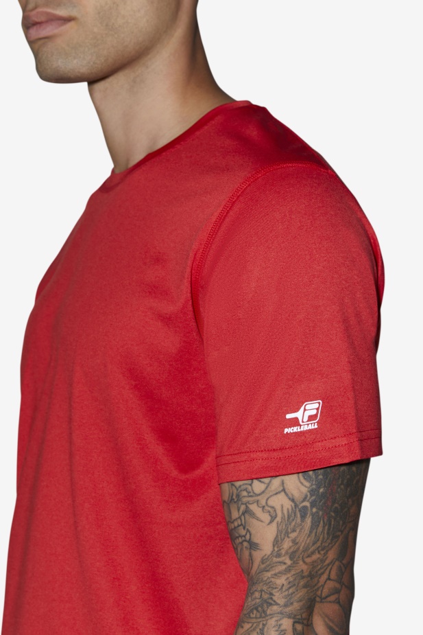 Fila červená Pikleball Hřebenatka Lem Crew