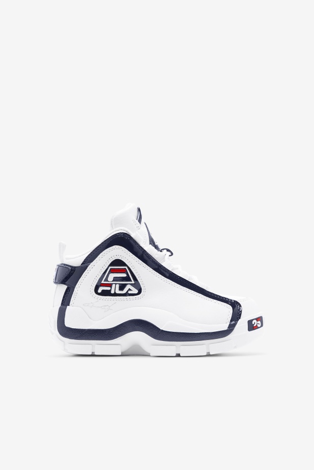 Bílá/námořnická/červená Fila Malý Dětský Grant Hill 2 25. Výročí Vydání