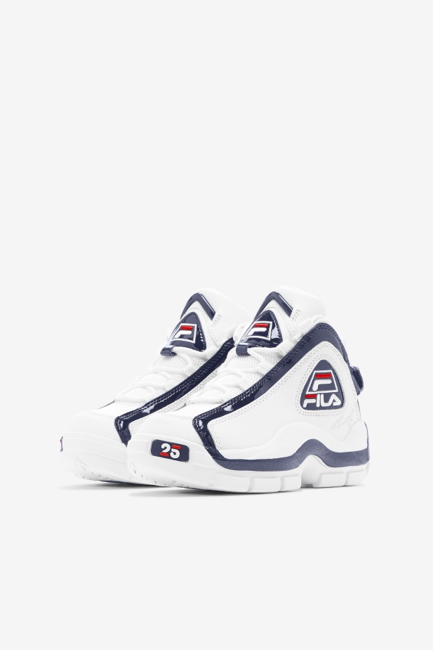 Bílá/námořnická/červená Fila Malý Dětský Grant Hill 2 25. Výročí Vydání