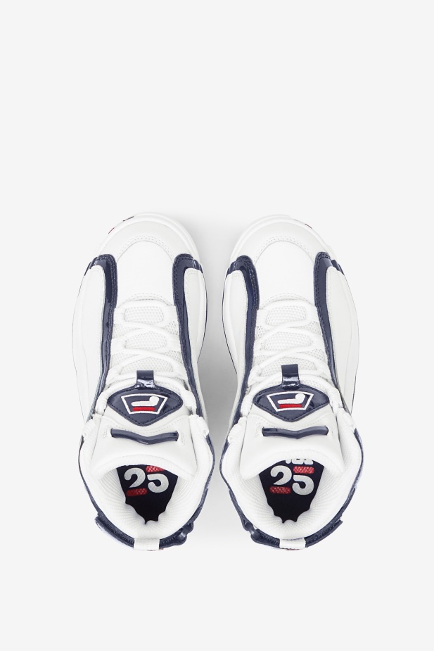 Bílá/námořnická/červená Fila Malý Dětský Grant Hill 2 25. Výročí Vydání