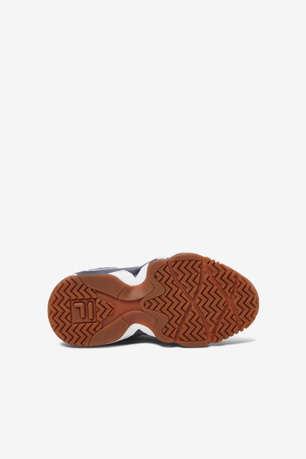 Námořnická/bílá/metalická Zlatá Fila Little Kids\'mb