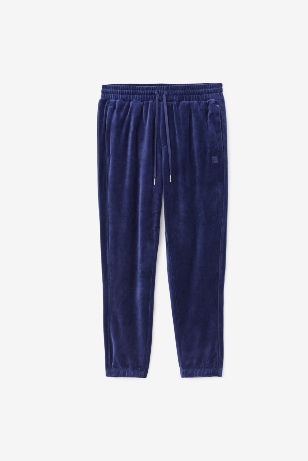 Velurové Kalhoty Fila Navy Deverall