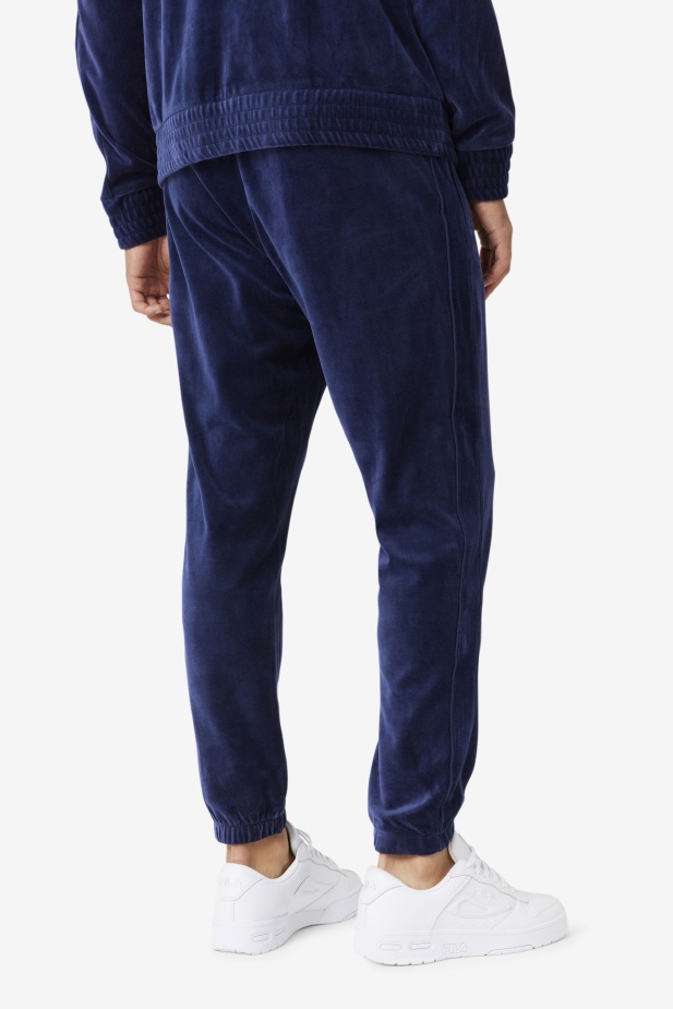 Velurové Kalhoty Fila Navy Deverall