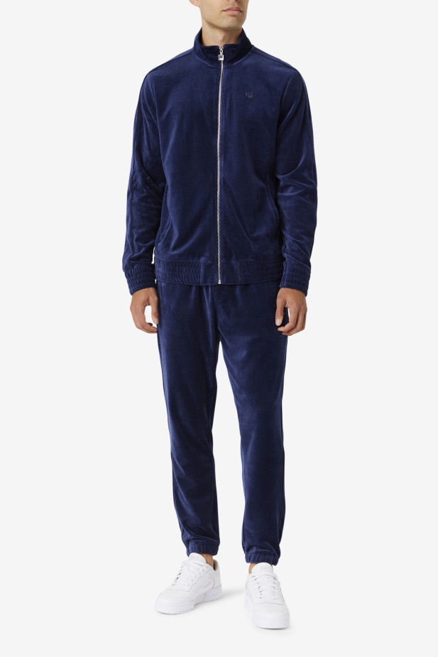 Velurové Kalhoty Fila Navy Deverall