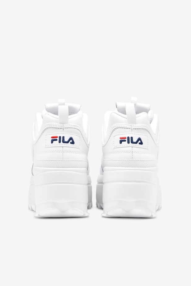 Bílá/námořnická/červená Fila Dámský Disruptor 2 Klín