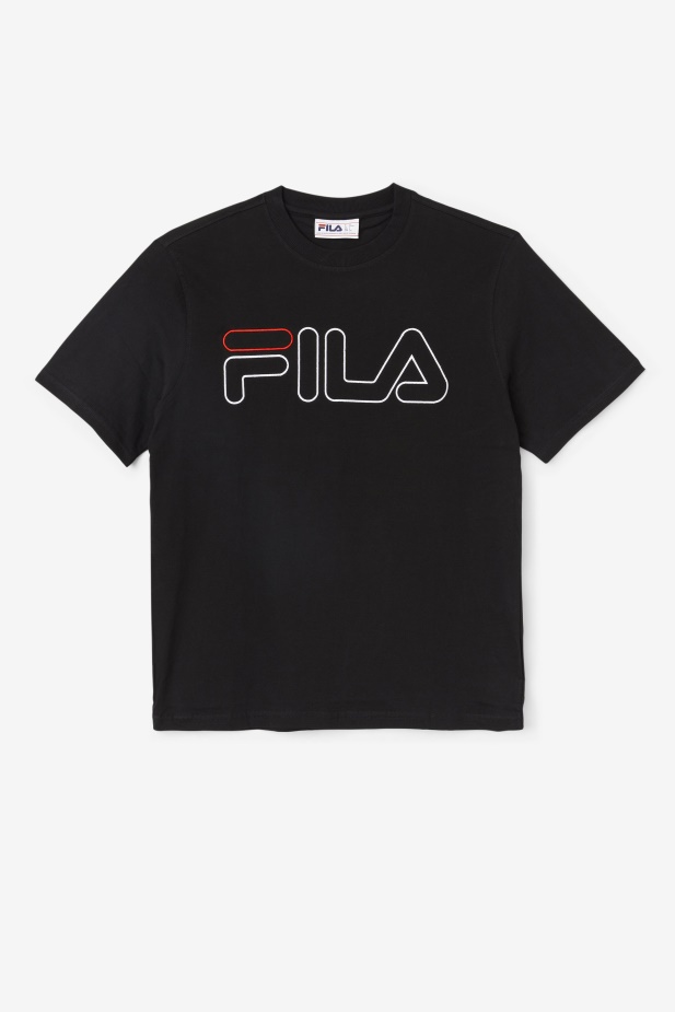 černo/bílo/červené Borough Tee Fila