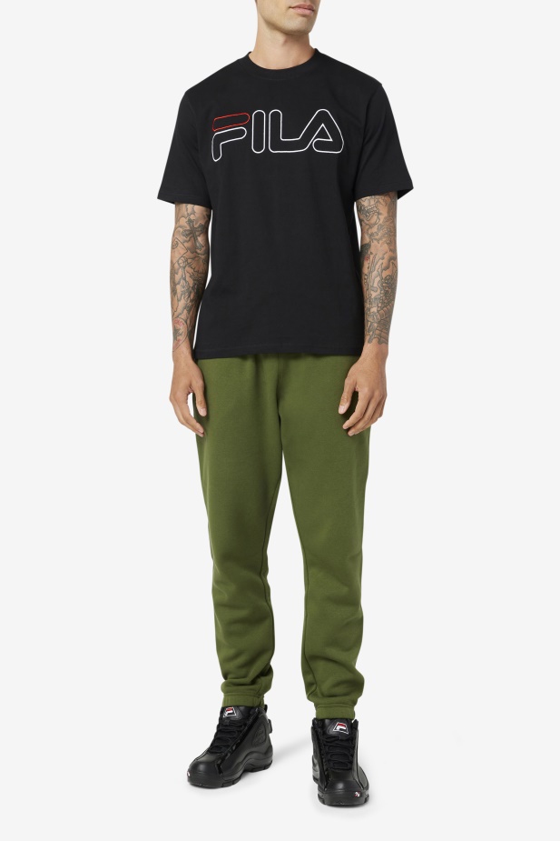černo/bílo/červené Borough Tee Fila