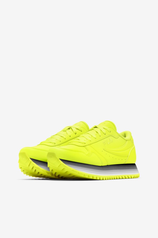 Dámský Orbit Stripe Fila žlutá/černá/brilantní Bílá