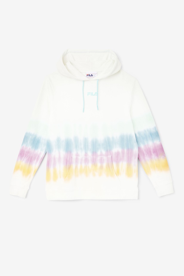 Aerolynn Ty Dye Mikina White Tie Dye Fila
