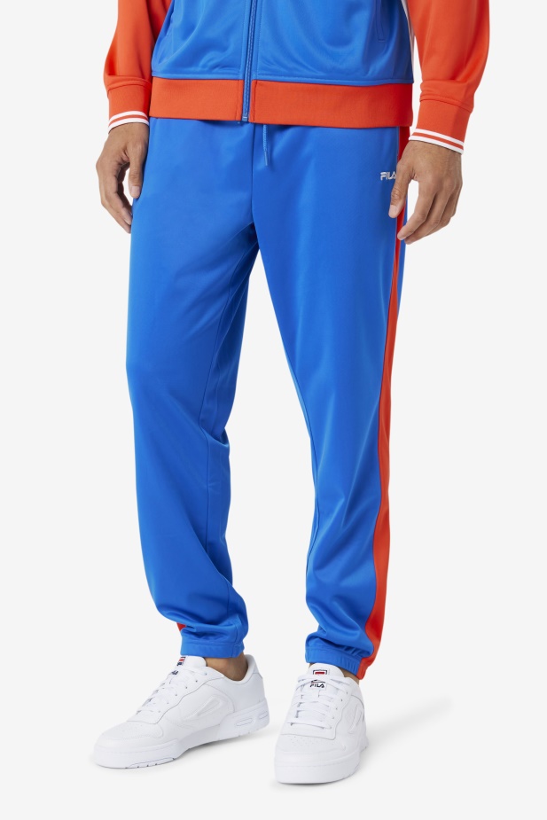 Kalhoty Fila Blue/ohnive Red Cuba