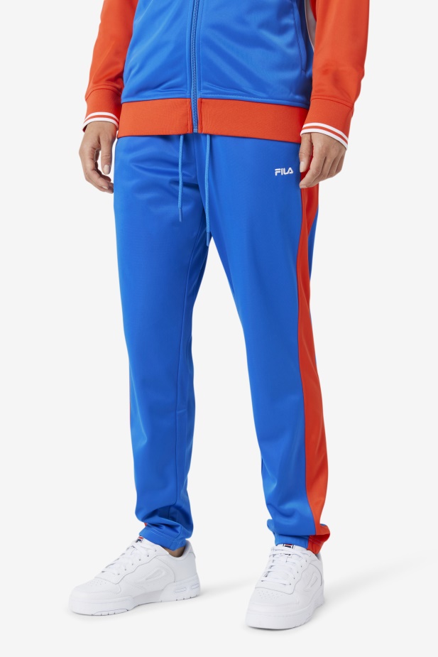 Kalhoty Fila Blue/ohnive Red Cuba