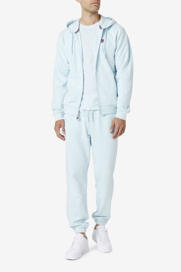 Mikina Fila Blue Joey S Kapucí Na Zip