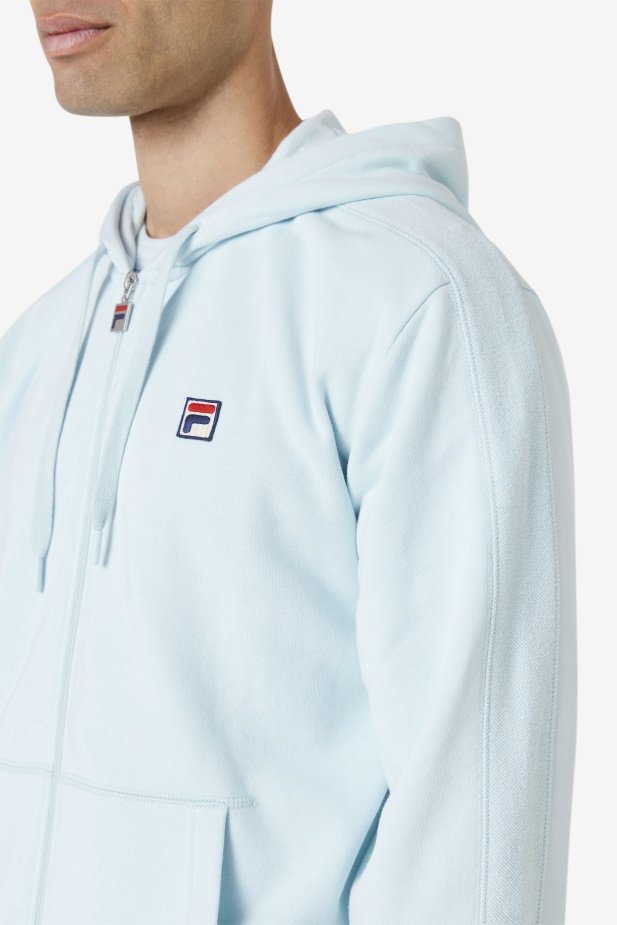 Mikina Fila Blue Joey S Kapucí Na Zip