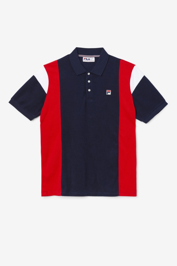 Fila Astro Froté Polo Námořnická/červená/bílá