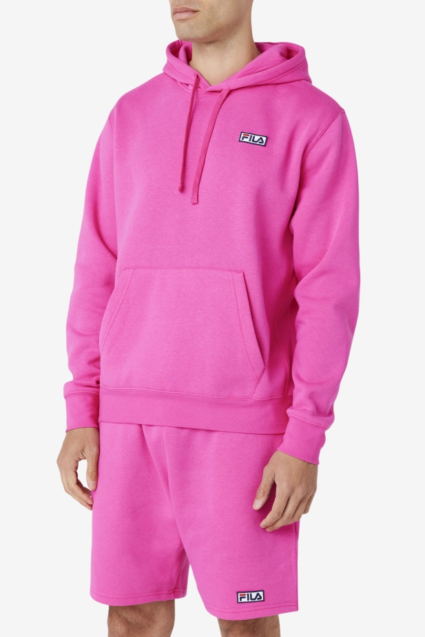 Algot Mikina S Kapucí Fila Růžová Glo