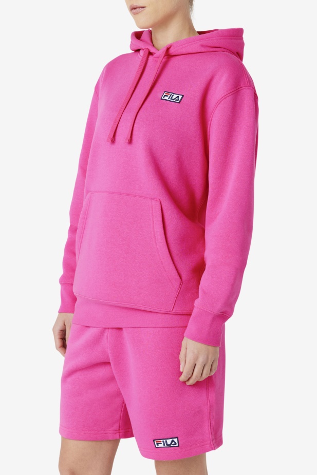 Algot Mikina S Kapucí Fila Růžová Glo