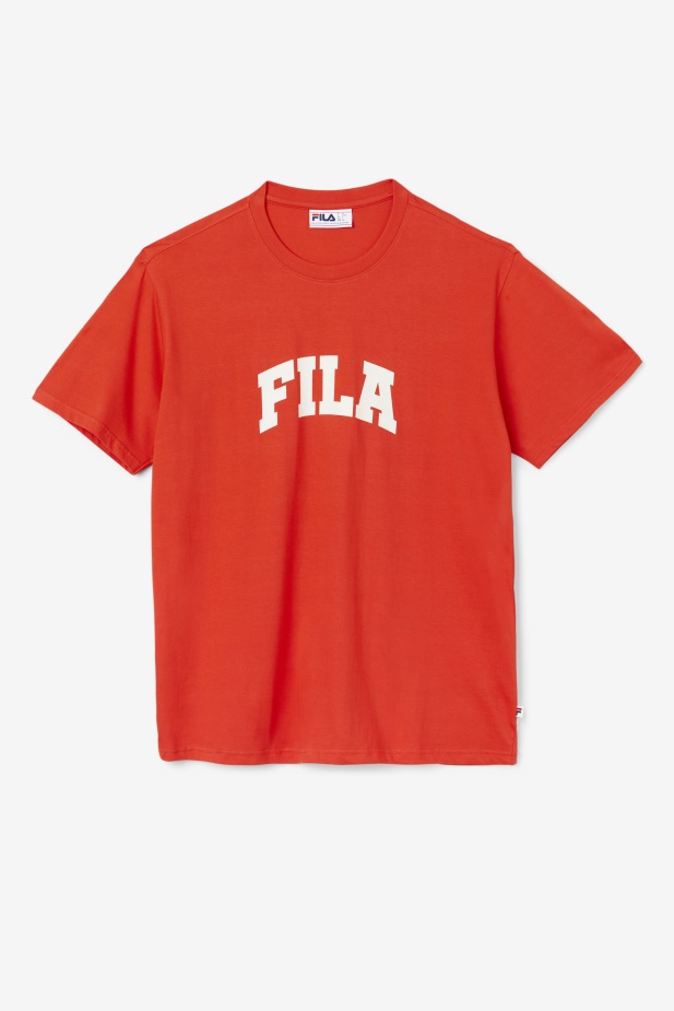 Ohnivě červené/bílé Cody Tričko Fila
