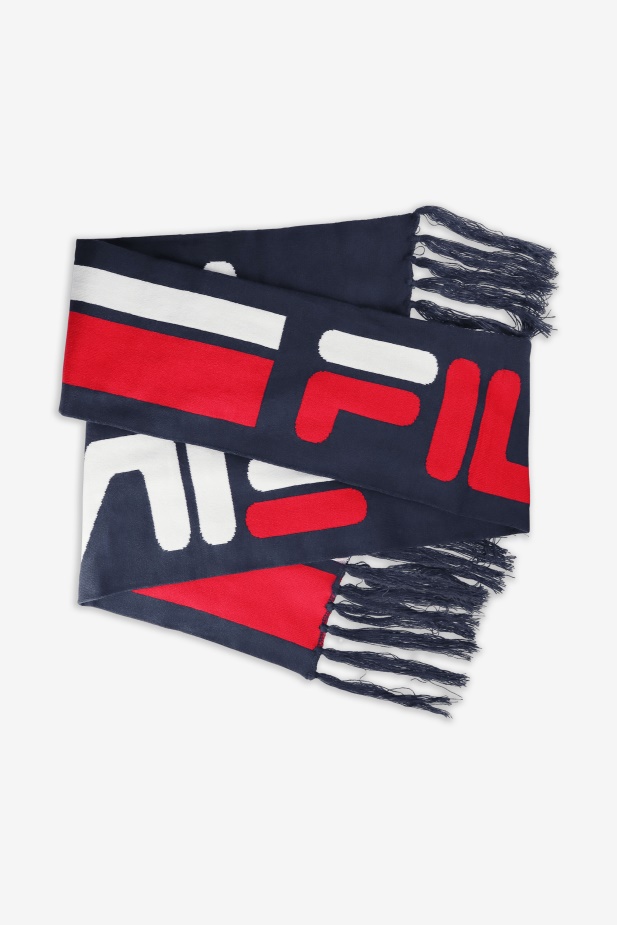 žakárový šátek Fila Námořnická/červená/bílá