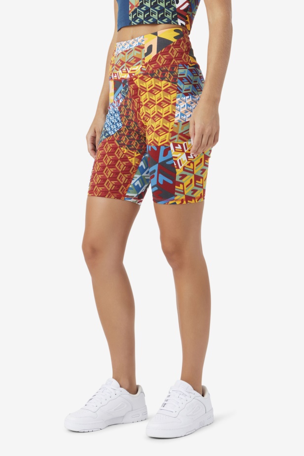 Ocean/yellow/whitee Elowen Bike Short Fila