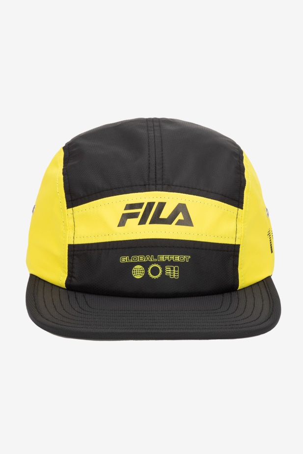 5 Panelový Karavanový Klobouk Fila Lime Punch/black