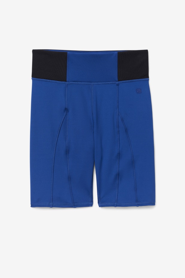 Navy Peony Fila Forza 8" Texture Bike Short