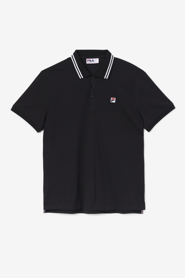 Černá Jelen Polo Fila