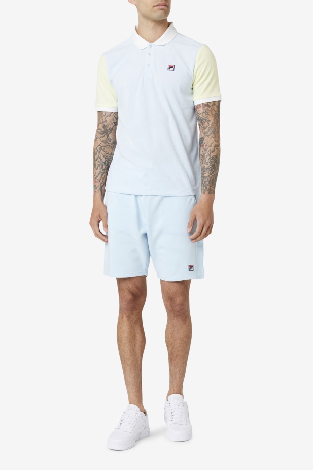 Fila Gramme Polo Modrá/jemná žlutá/marshmallow