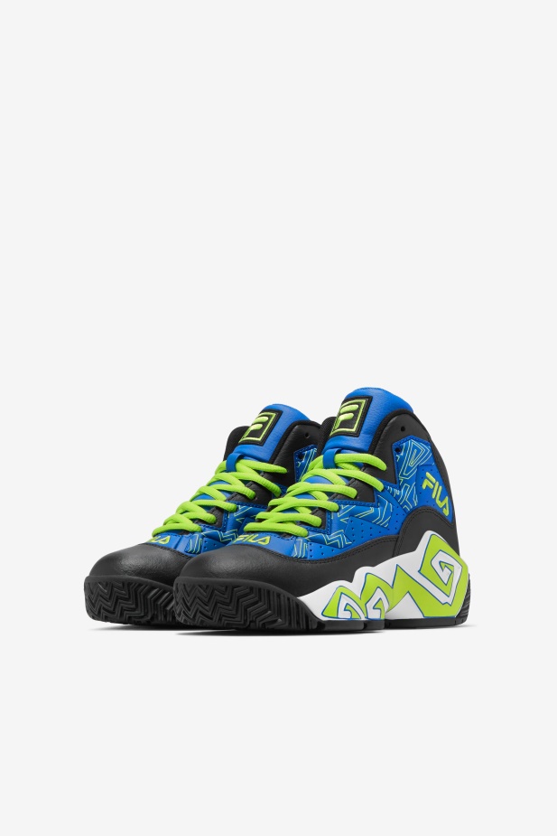Fila Blue/black/lime Punch Little Kids\'mb