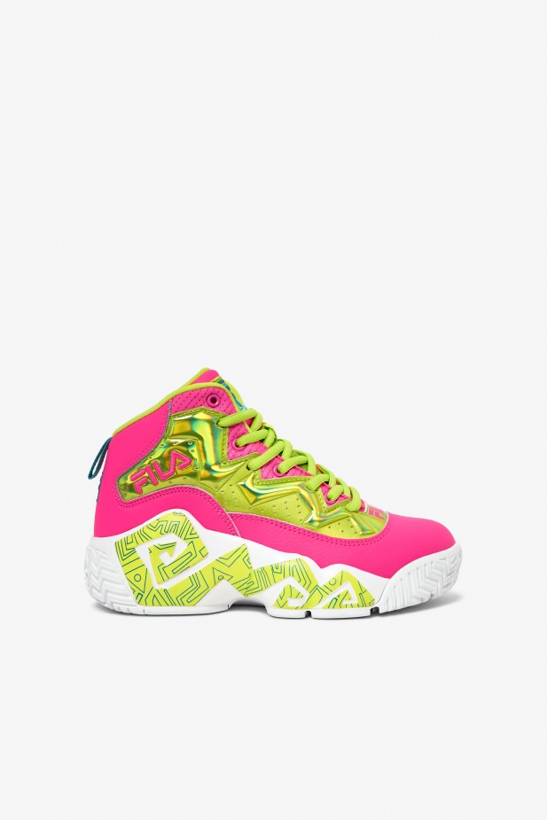 Fila Little Kids'mb Night Walk Pink/lime Punch/white