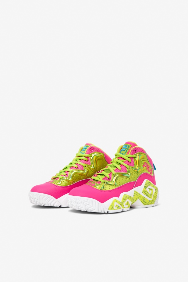 Fila Little Kids\'mb Night Walk Pink/lime Punch/white