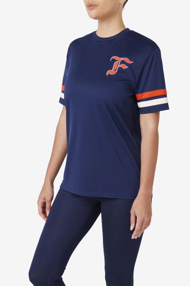Navy Fila Adelaide Jersey