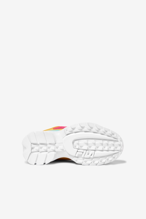 Fila Velký Dětský Disruptor 2 Prémiový Citron/diva Růžová/modrá Rybka