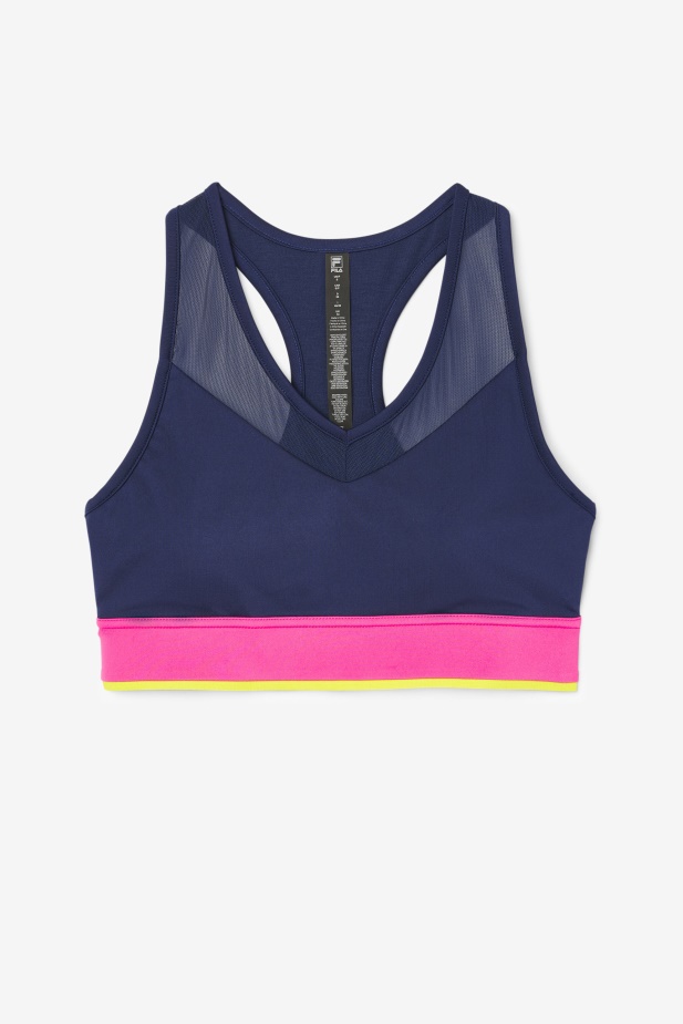 Uplift Racerback Top Navy/azalea/sulphur Fila