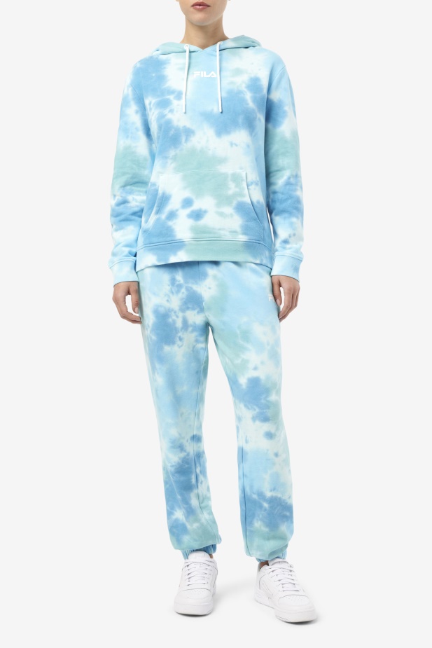 Bílá/plish/all/latigo Bay Raleigh Tie Dye Jogger Fila