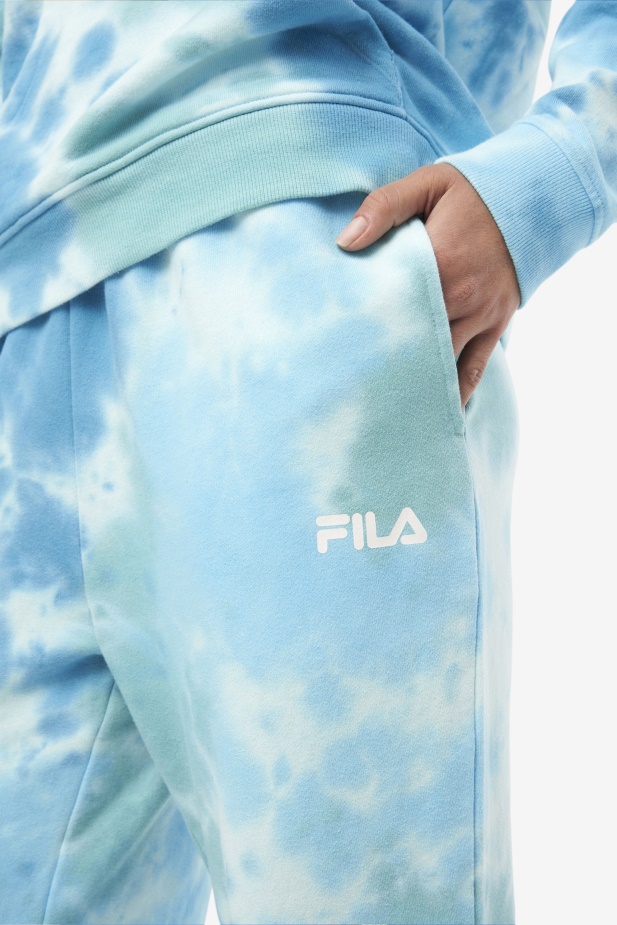 Bílá/plish/all/latigo Bay Raleigh Tie Dye Jogger Fila