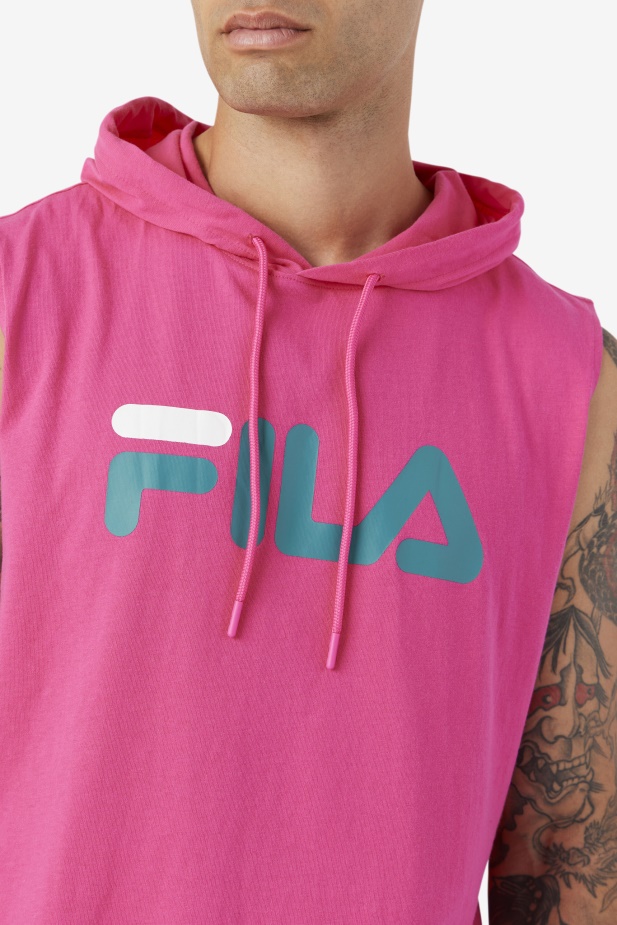 Zany Mikina Bez Rukávů Fialová/žlutá/námořnická Fila