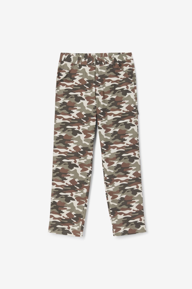 2pac Cargo Kalhoty Fila Camo Print