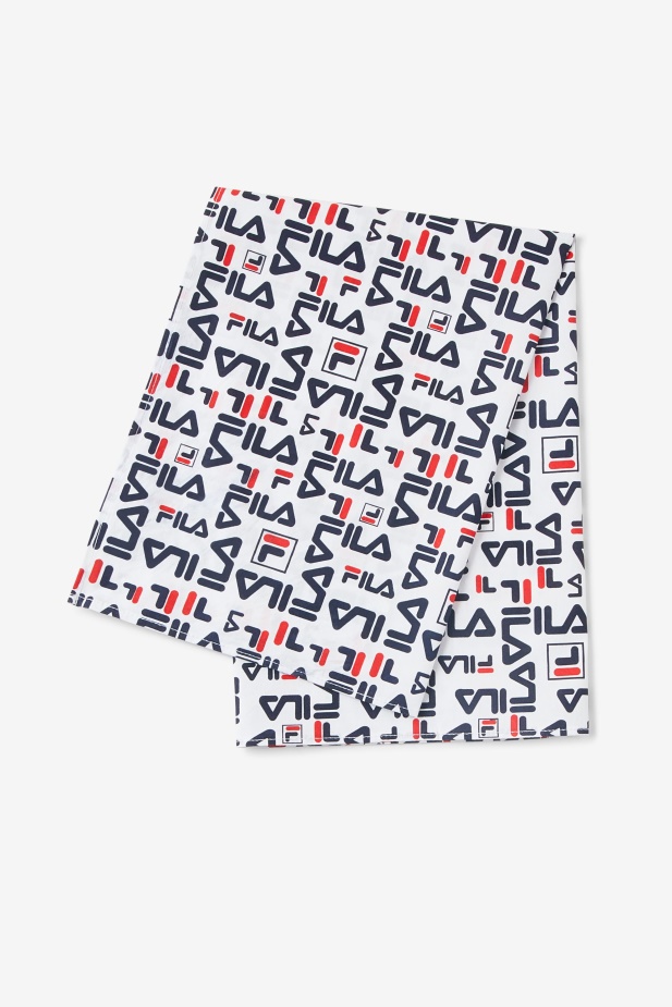 Opakující Se Logo Bandana Fila White Multi
