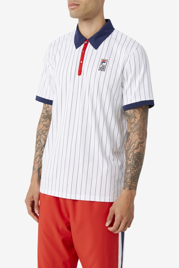 Bila/peacoat/red Queue X The Museum Bb1 Polo