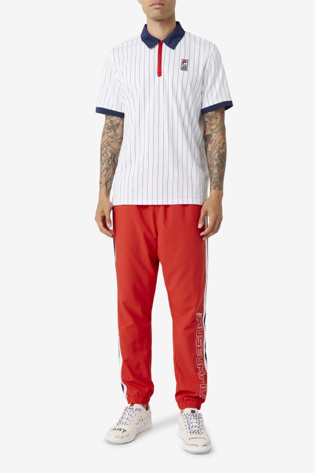 Bila/peacoat/red Queue X The Museum Bb1 Polo