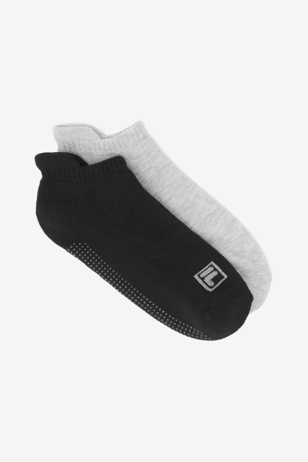Fila Dámská No Show Grip Ponožka 2-balení černá Multi