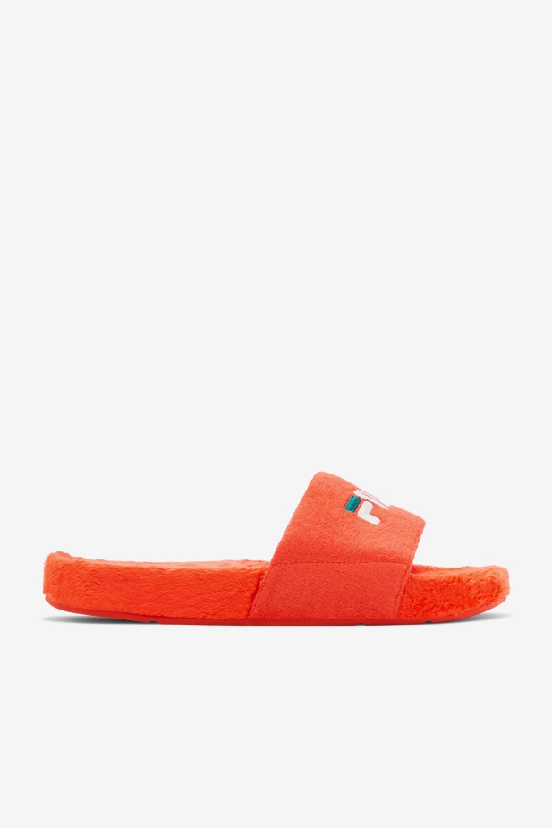 Cherry Tomato/bayou/white Fila Froté Drifter Slide