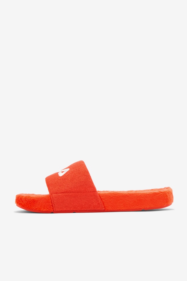 Cherry Tomato/bayou/white Fila Froté Drifter Slide