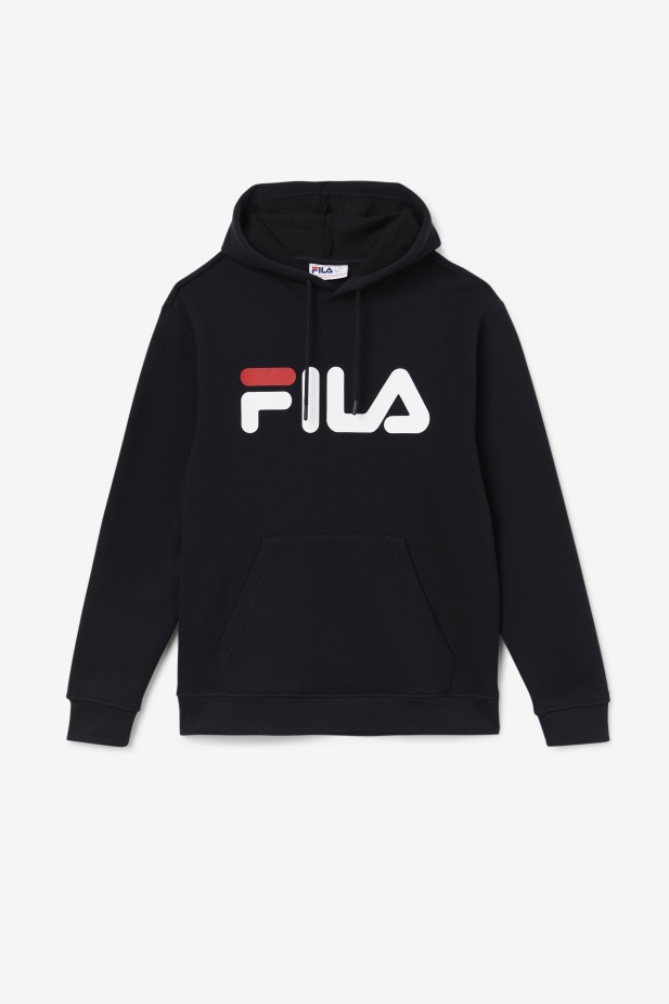 Samari Mikina S Kapucí Fila černá/bílá/červená