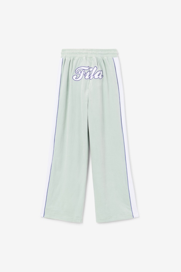 Valery Velurové Kalhoty Fila Ether/bílá/modrá